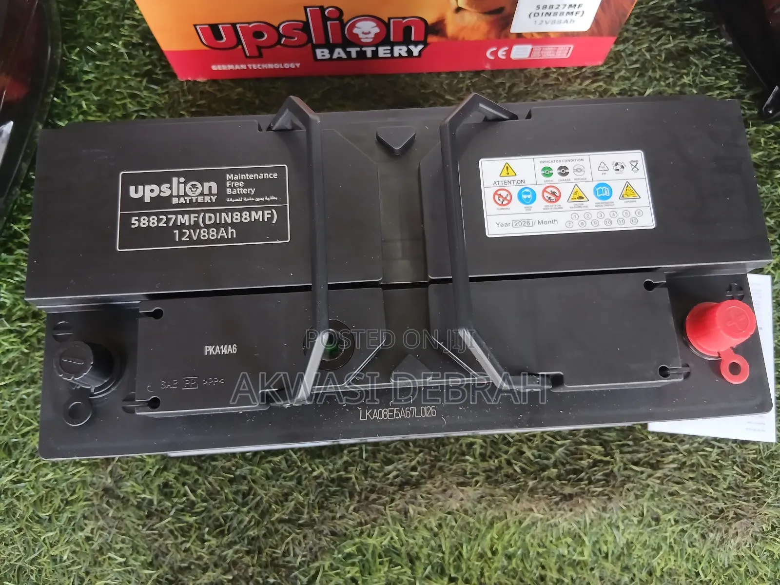 Original Upslion Cars Batteries 17 Plate 90ah 88ah