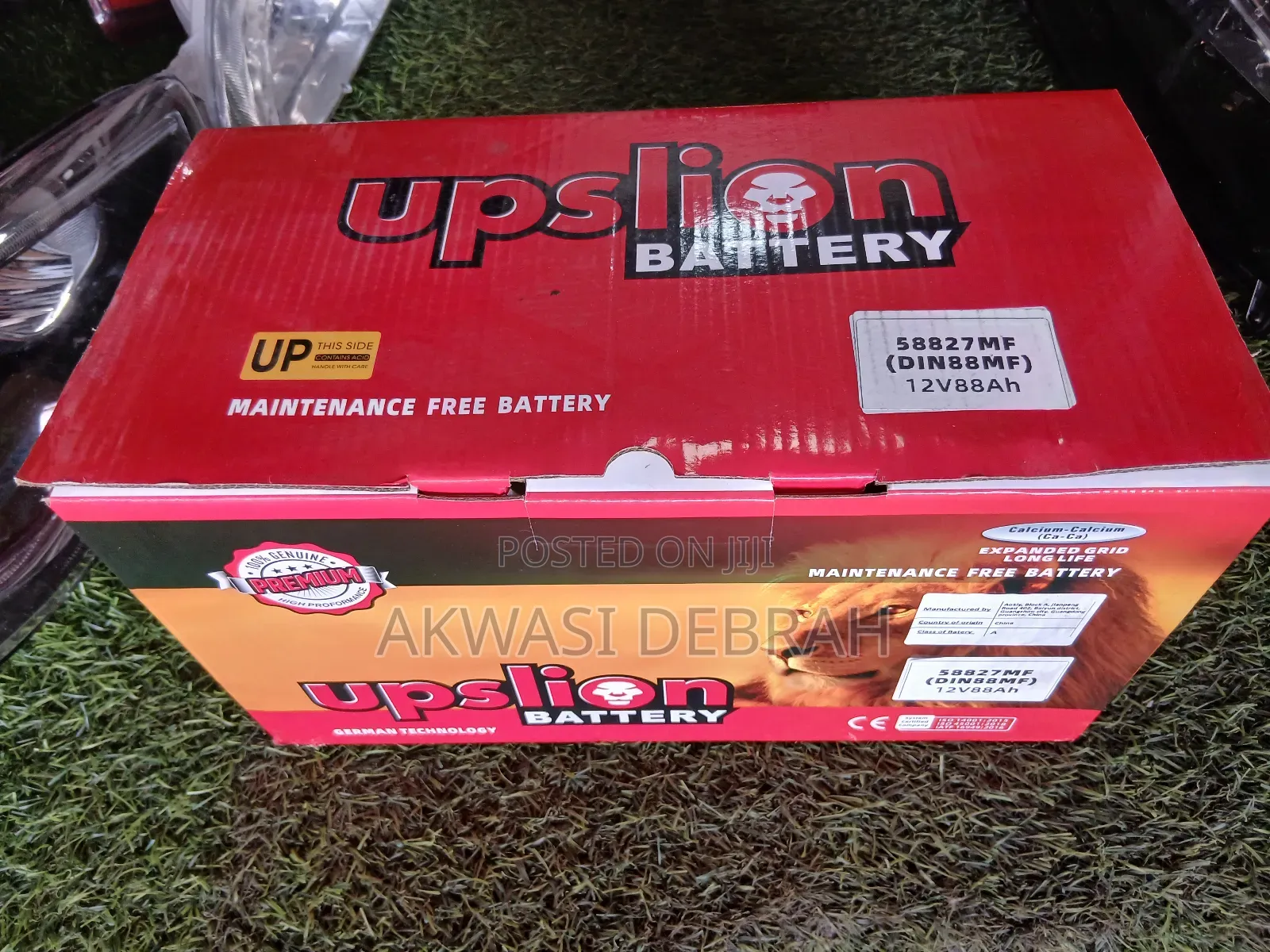 Original Upslion Cars Batteries 17 Plate 90ah 88ah