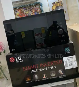 Newest Version Lg 42 Liters Smart Inverter Black Microwave
