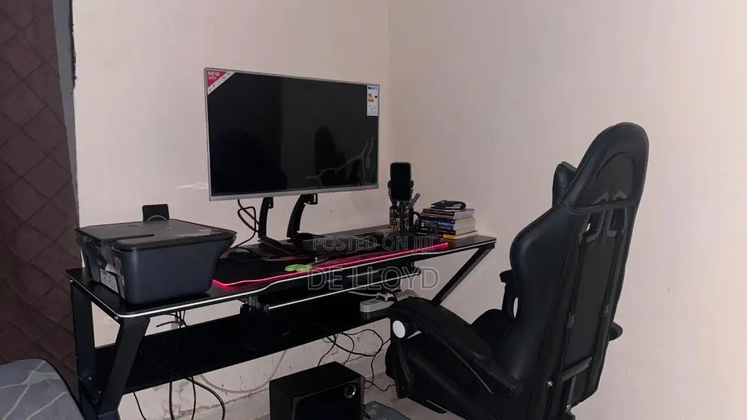 Table , Chair , Mouse Pad and Monitor Arm