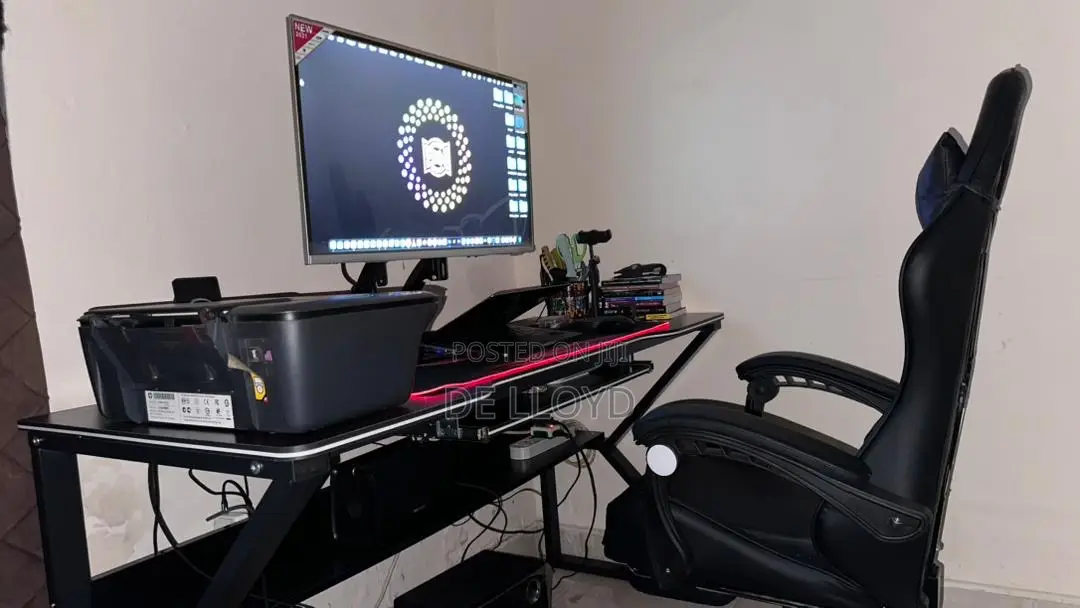 Table , Chair , Mouse Pad and Monitor Arm