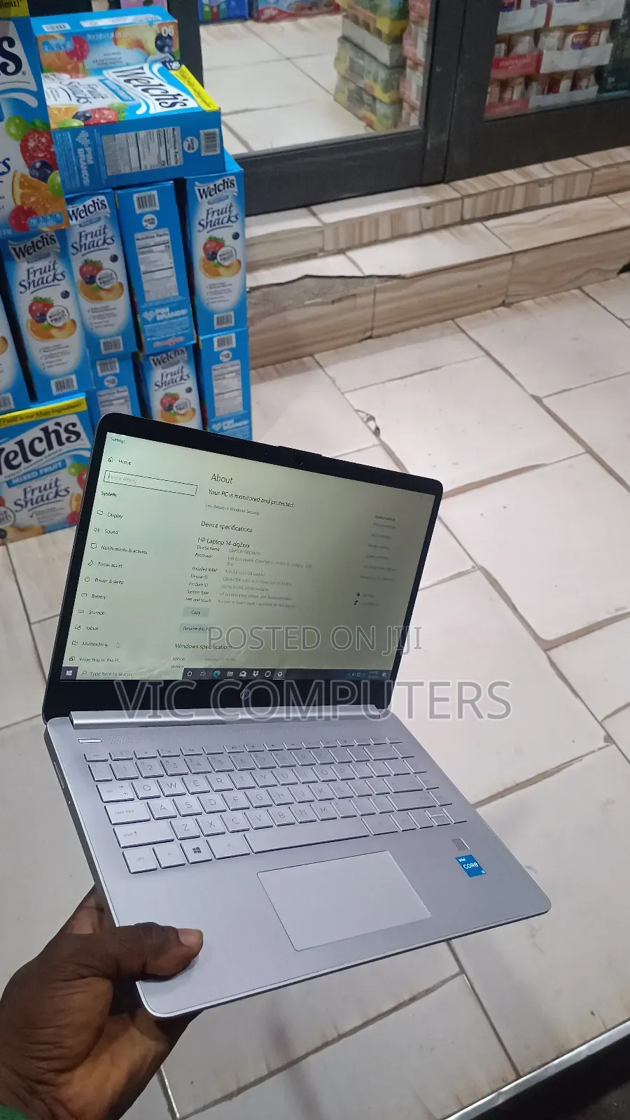 Laptop HP 14-dq1025cl 8GB Intel Core i3 SSD 256GB