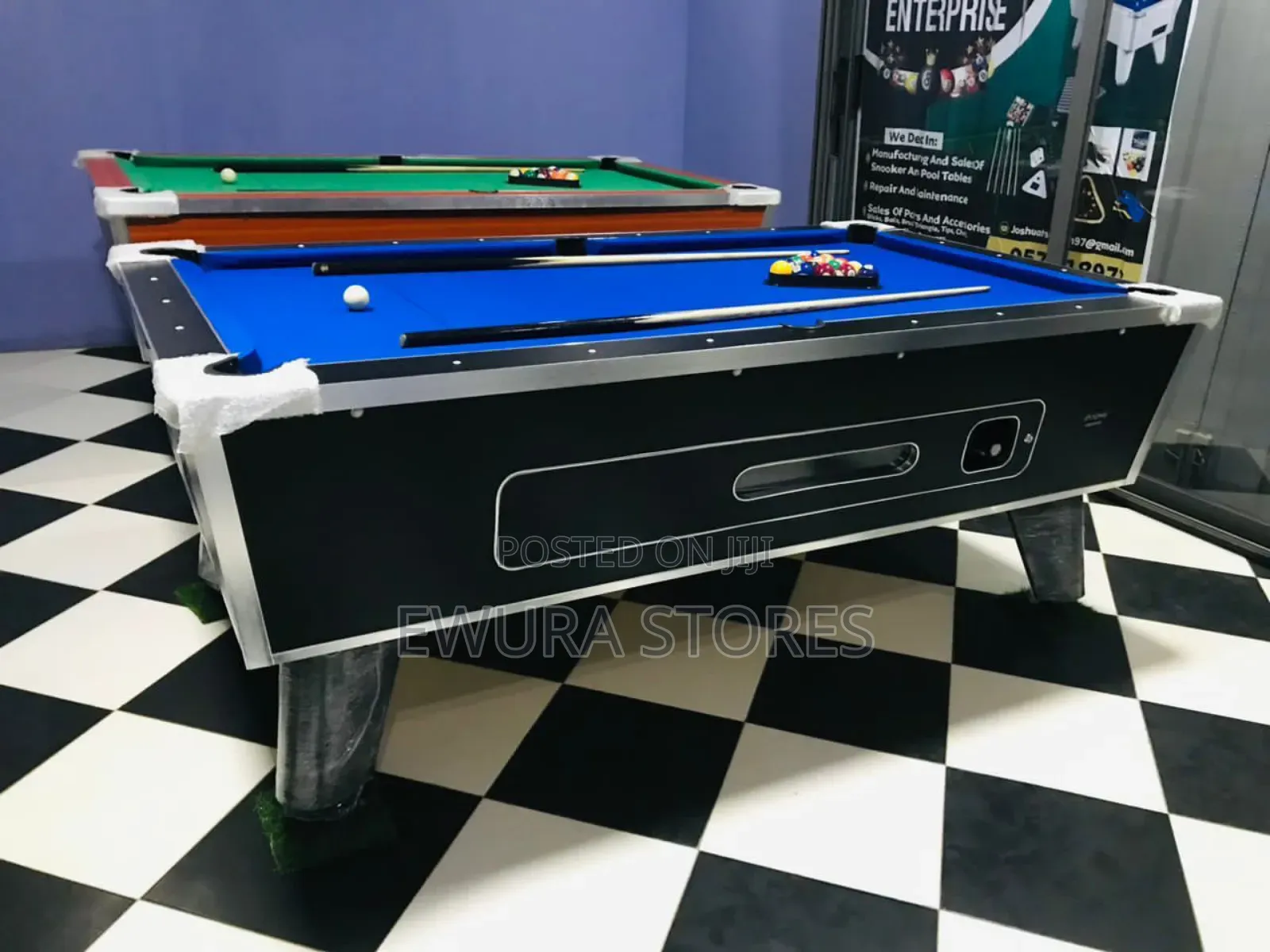 Standard Coin Operated Pool Table for Sale