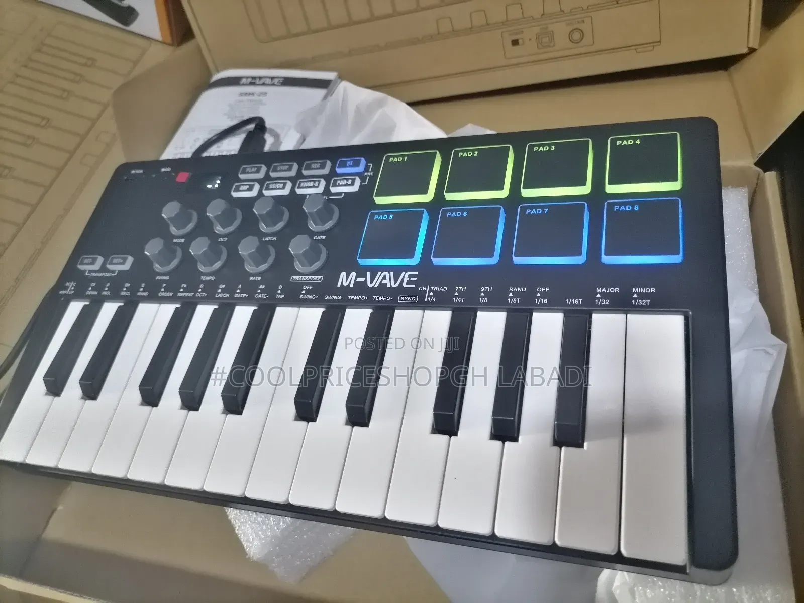 Usb Midi Keyboard Controller Mv Smk25