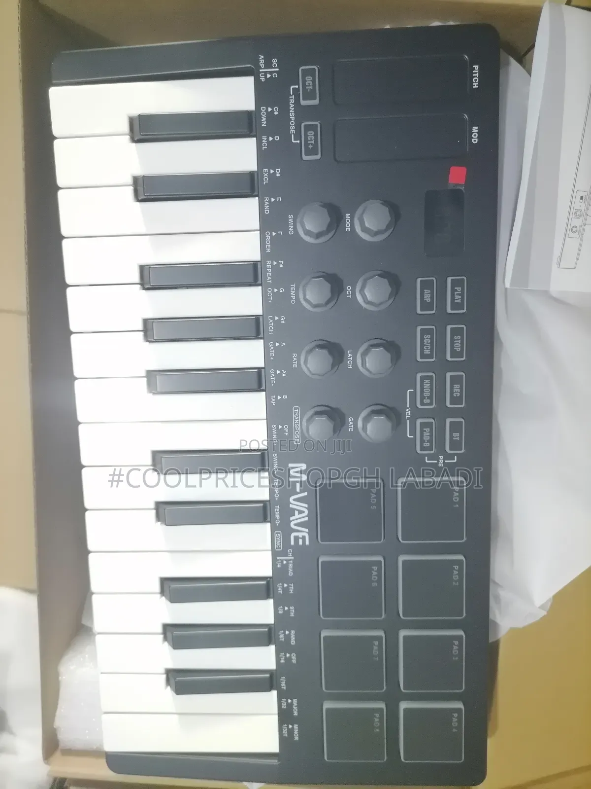 Usb Midi Keyboard Controller Mv Smk25