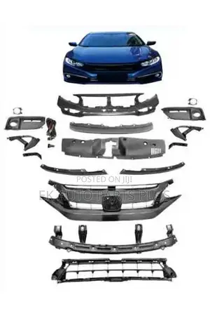 Honda Civic Front Bumper Complete 2019 2020 2021
