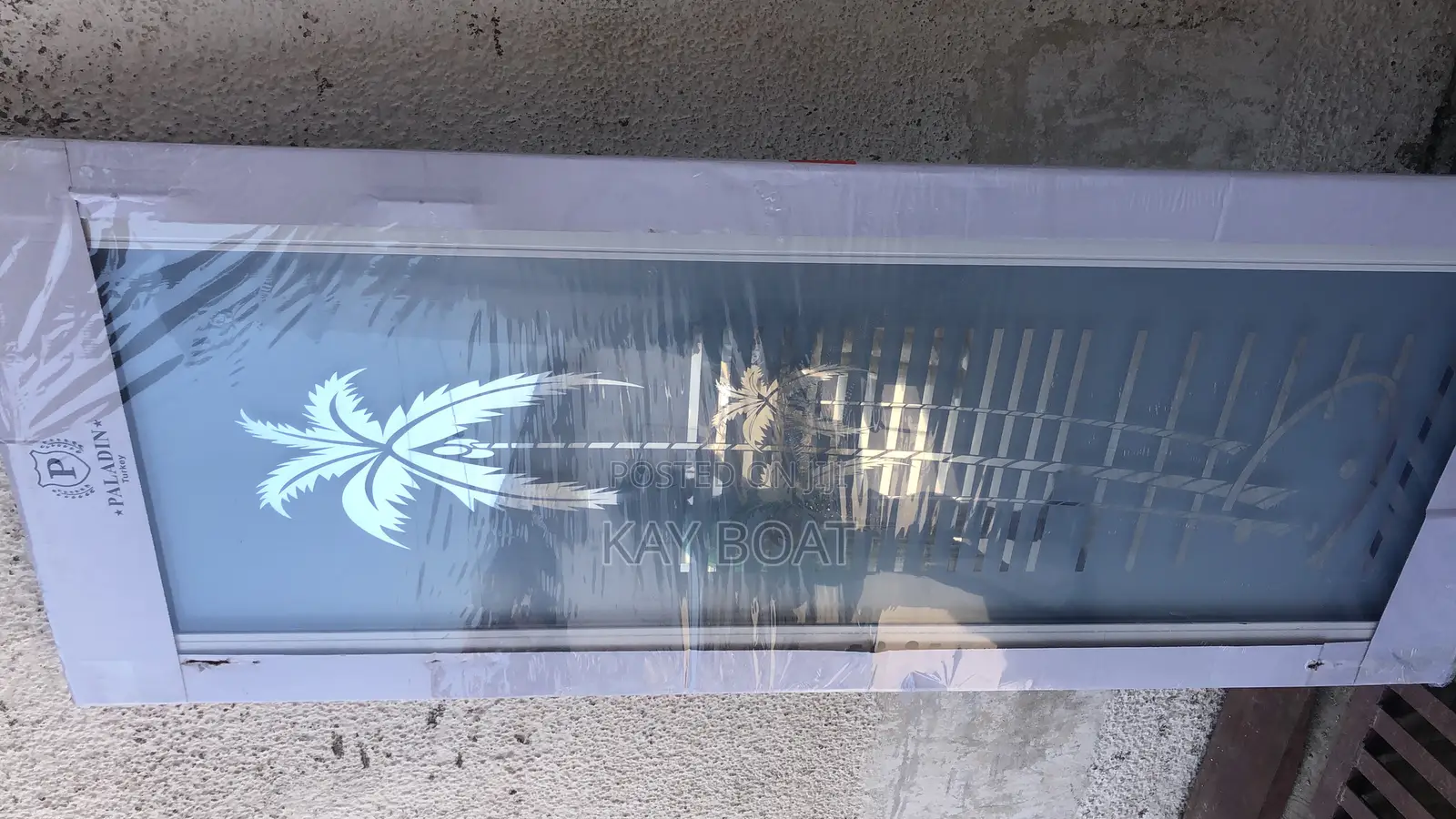 Outside Open Glass Door