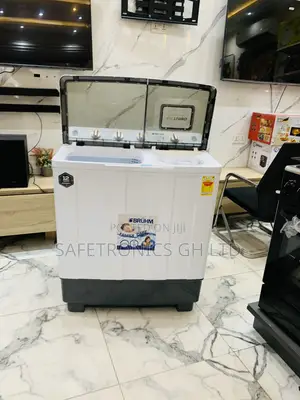 Brand New Bruhm Semiautomatic Twintub 12kg Topload W