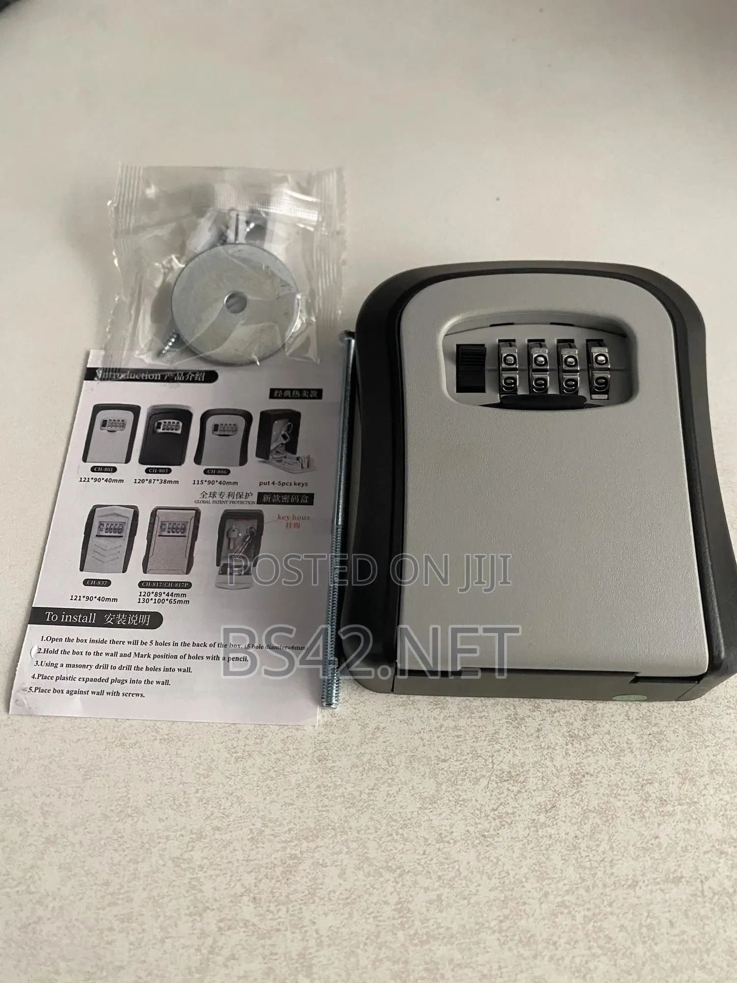 Combination Key Safe Box