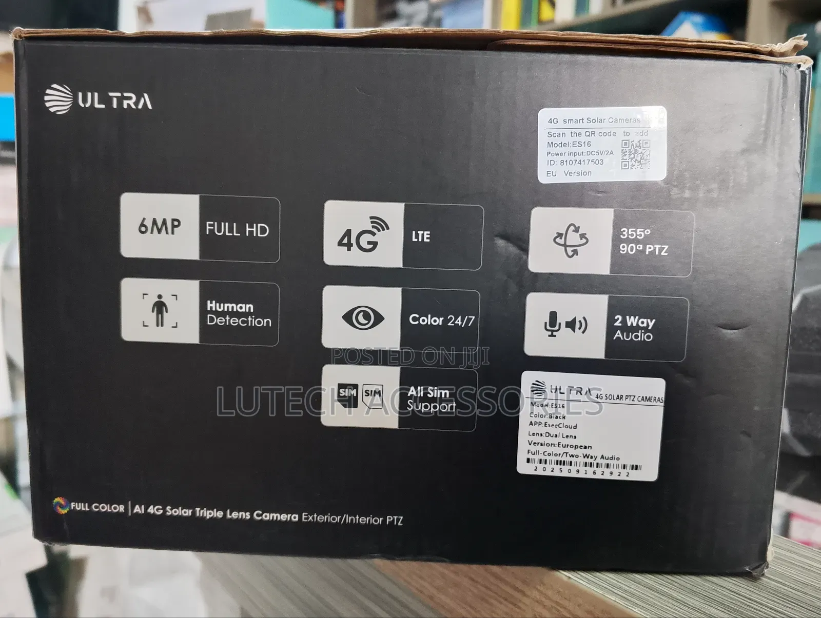 Dual Lens 4g Solar Camera