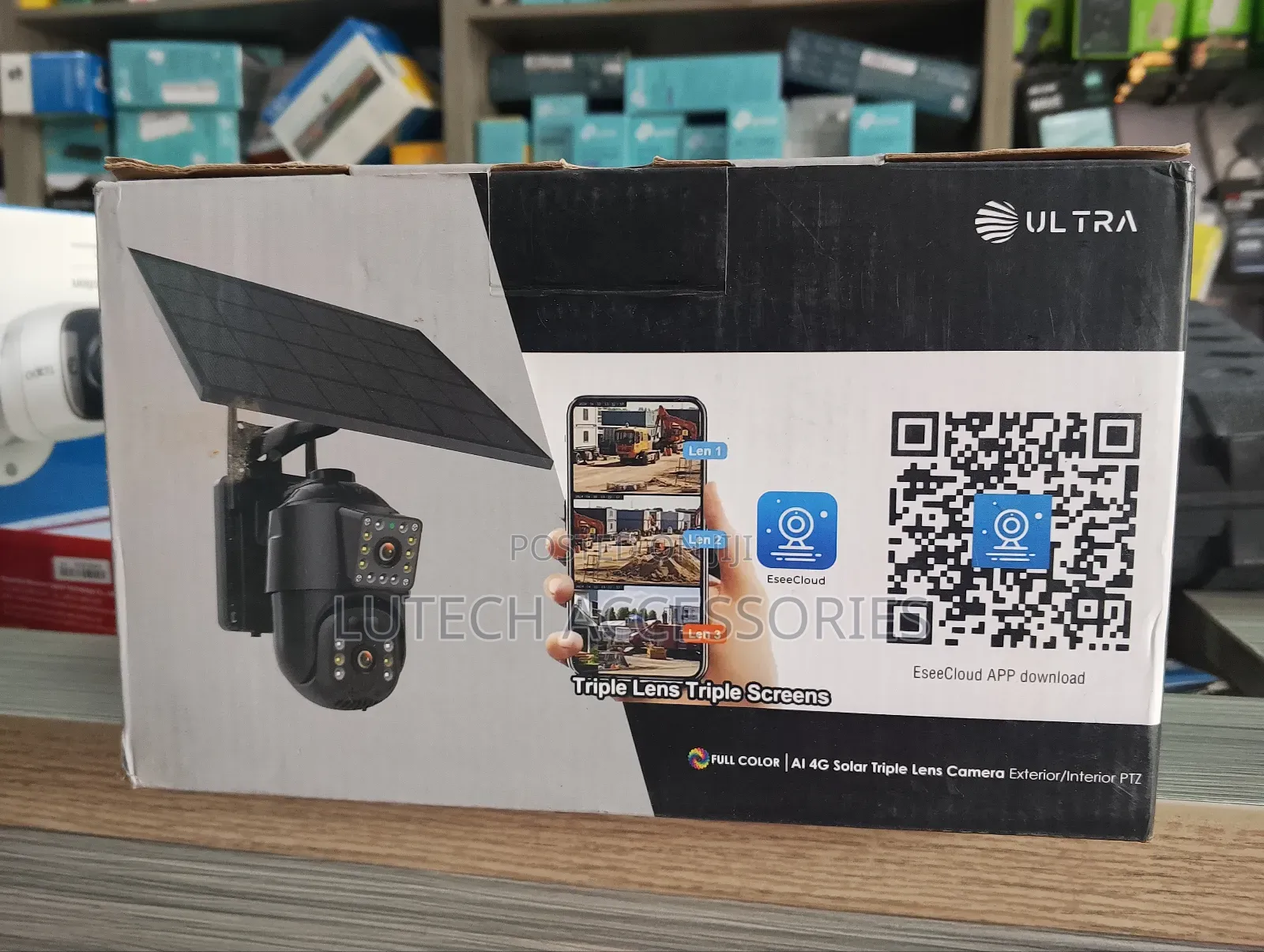 Dual Lens 4g Solar Camera