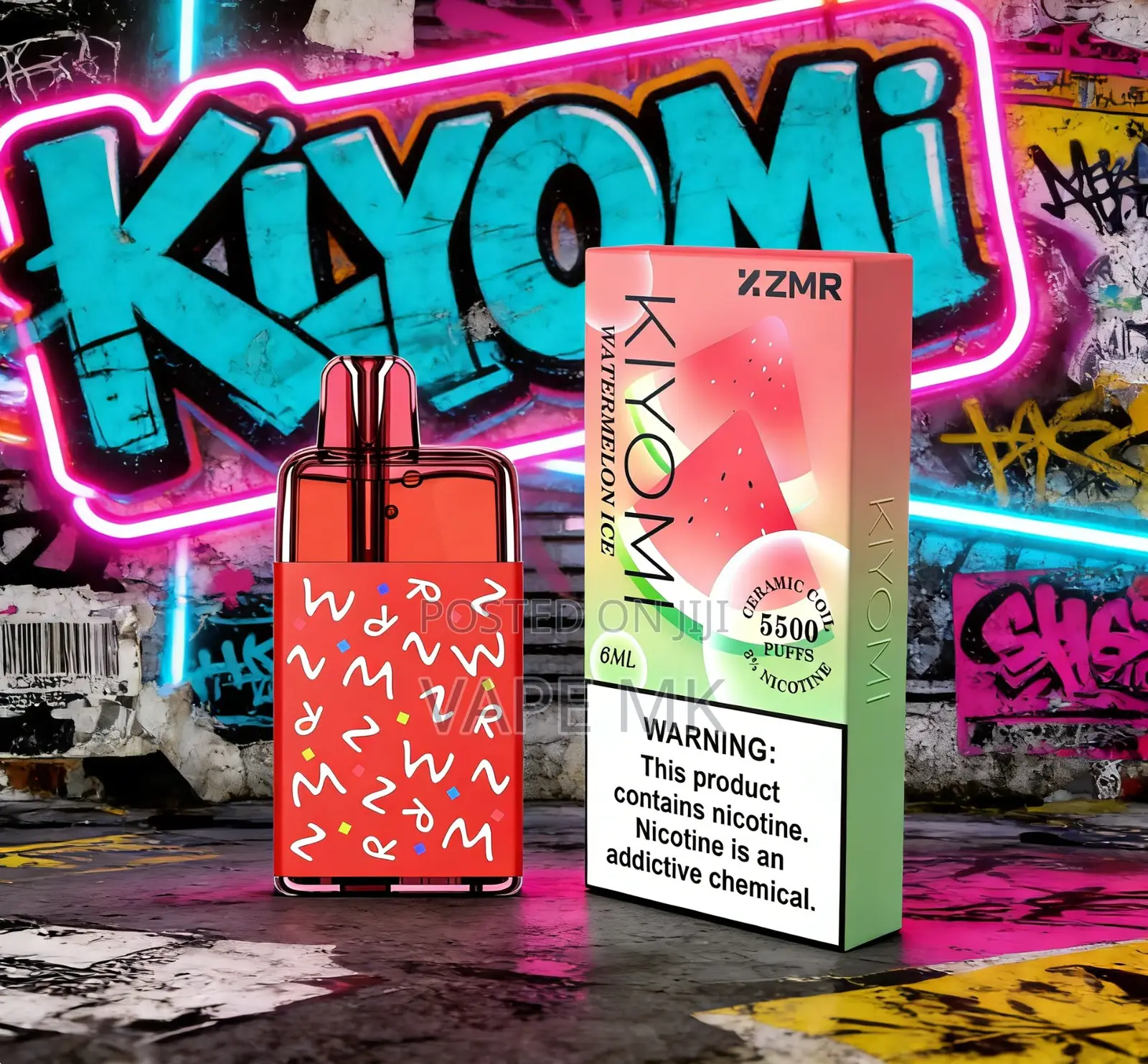 ZMR-Kiyomi Disposable,Vape,Aluminum Alloy Body, Durable,Chargable