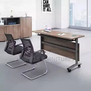 Foldable Conference Table and Chair Set
