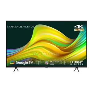 Sigma 55-inch Uhd 4k Smart Tv Featuring Frameless, Borderless Design