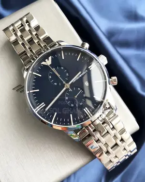 Emporio Armani Luigi Chronograph Watch Silver Ar1648