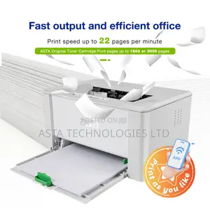 Asta Laserjet Printer P1022nw B&W With Wireless & Network Printer