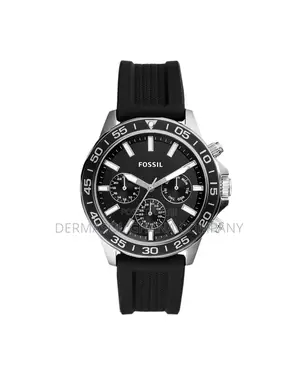 Fossil Bannon Multifunction Black Silicone Watch Bq2494