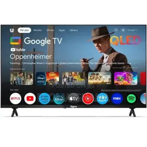The Sigma Stv-kq50v6-s Icast , Frameless  A 50" Qled Smart Tv)