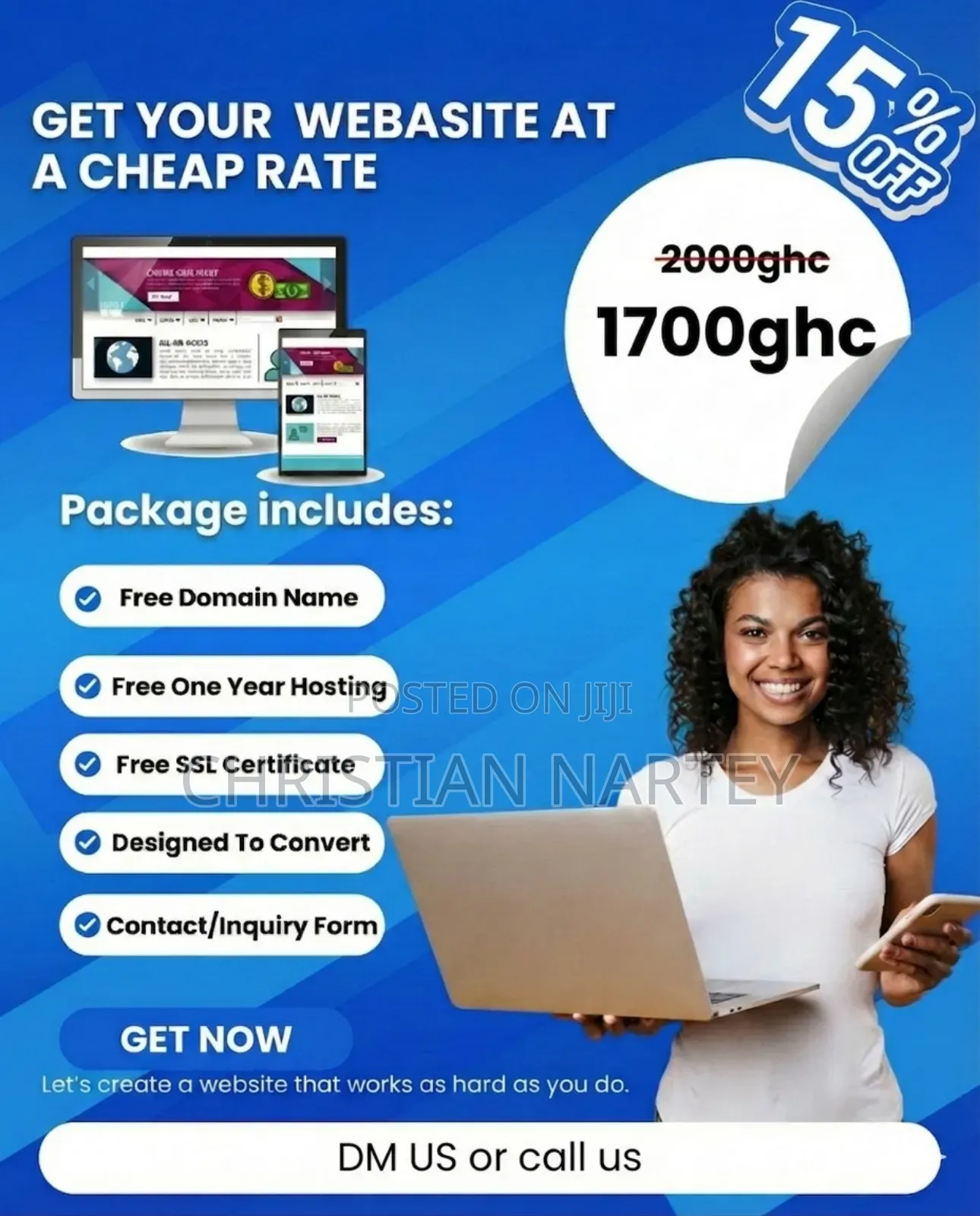 Affordable Professional Website Design - Special Offer ( 15% Off)
