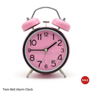 Table or Bedside Double Bell Alarm Clock