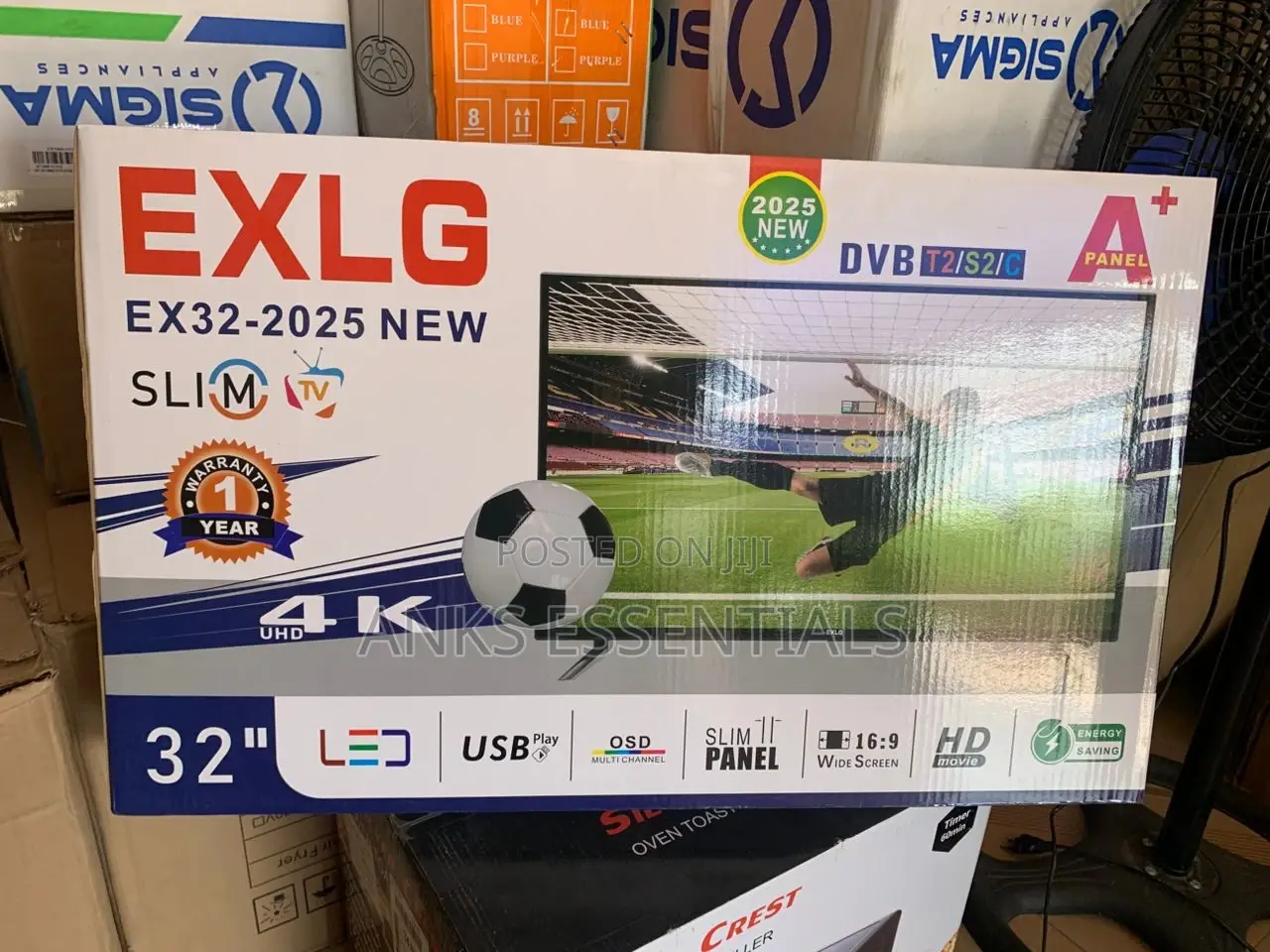 Exlg Tv Ex32 Inches-2025 – Slim, Usb Support
