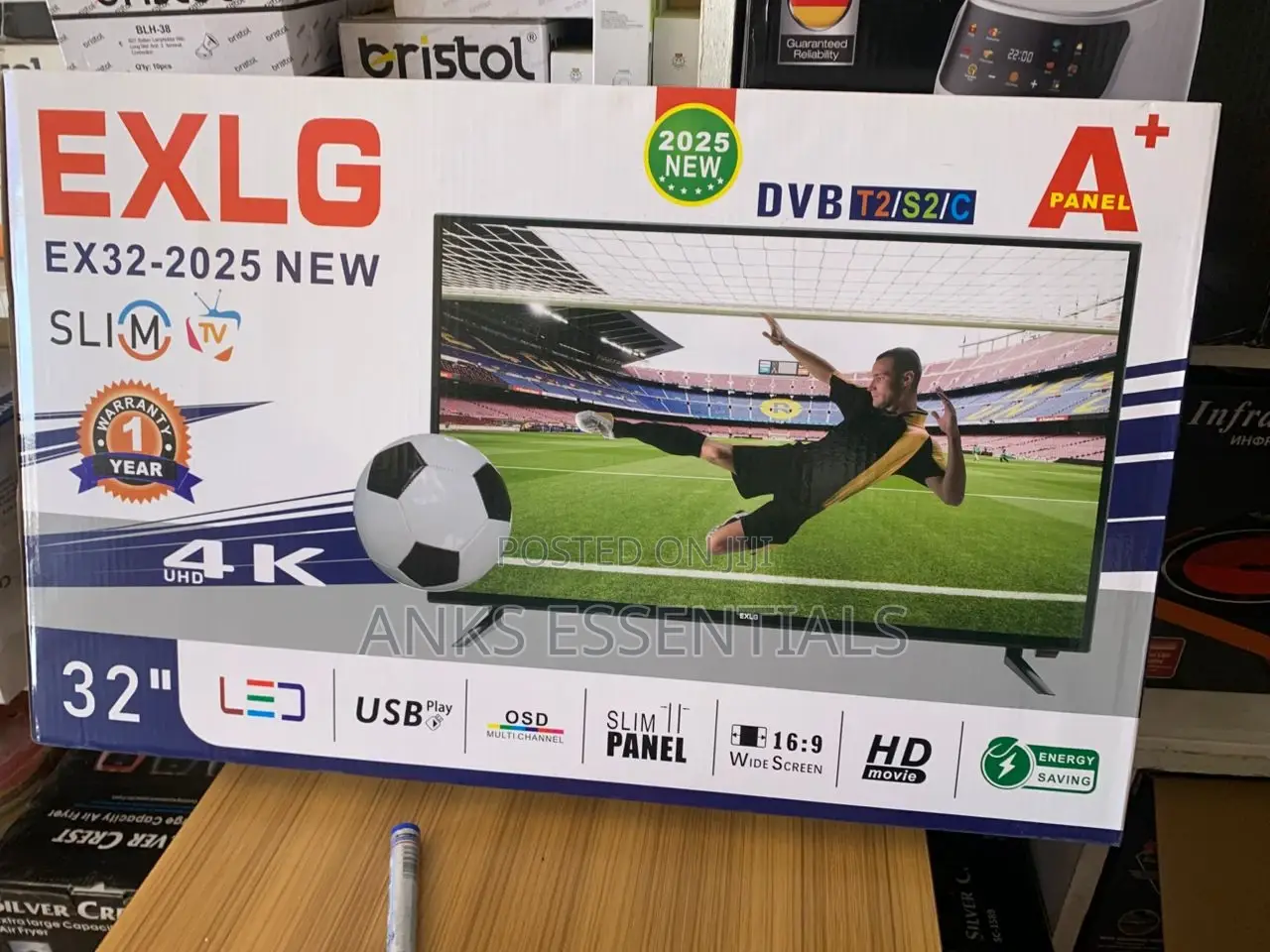 Exlg Ex32inches-2025 ” Tv – Hd, Usb, Hdmi, Warranty