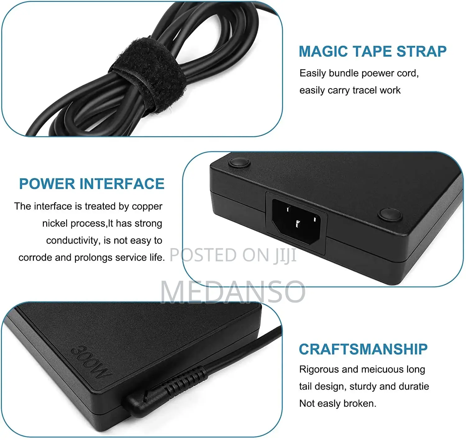 Original 300w 20v Laptop Charger For Lenovo Legion 5 - 15, 17, Pro