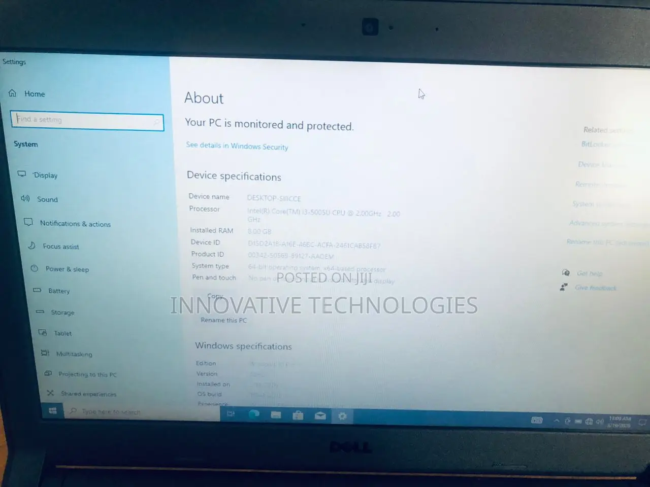 Laptop Dell Latitude 3350 8GB Intel Core i3 HDD 32GB