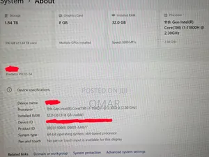Laptop Acer Predator Helios 300 32GB Intel Core i7 HDD+SSD 2T