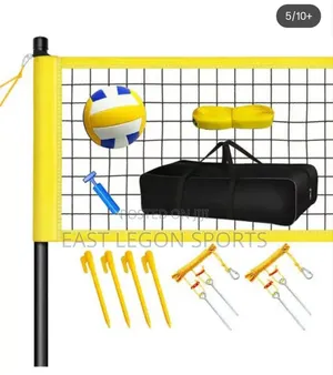 Volleyball Stand Net Heavy Duty With Ball