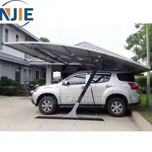 Galvanized Steel Frame Waterproof Durable Powder Coated Carport