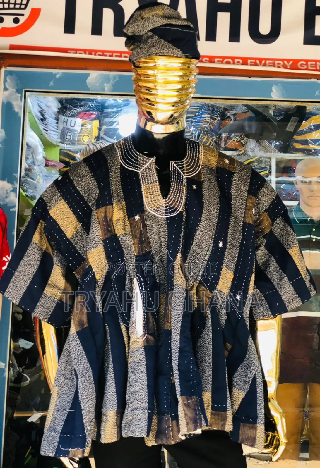 Buy Traditional Smock Ghana | Batakari Fugu Styles – Tryahu