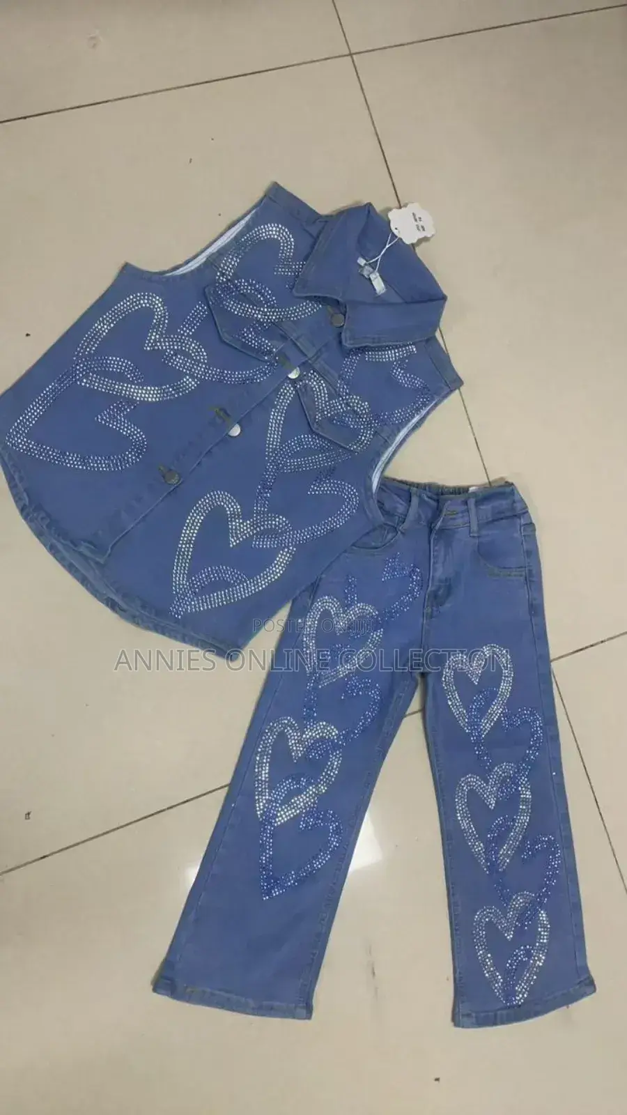 Girls Jeans Top and Down