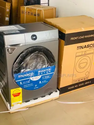 Spacious Nasco 8kg Front Load Washing Machine