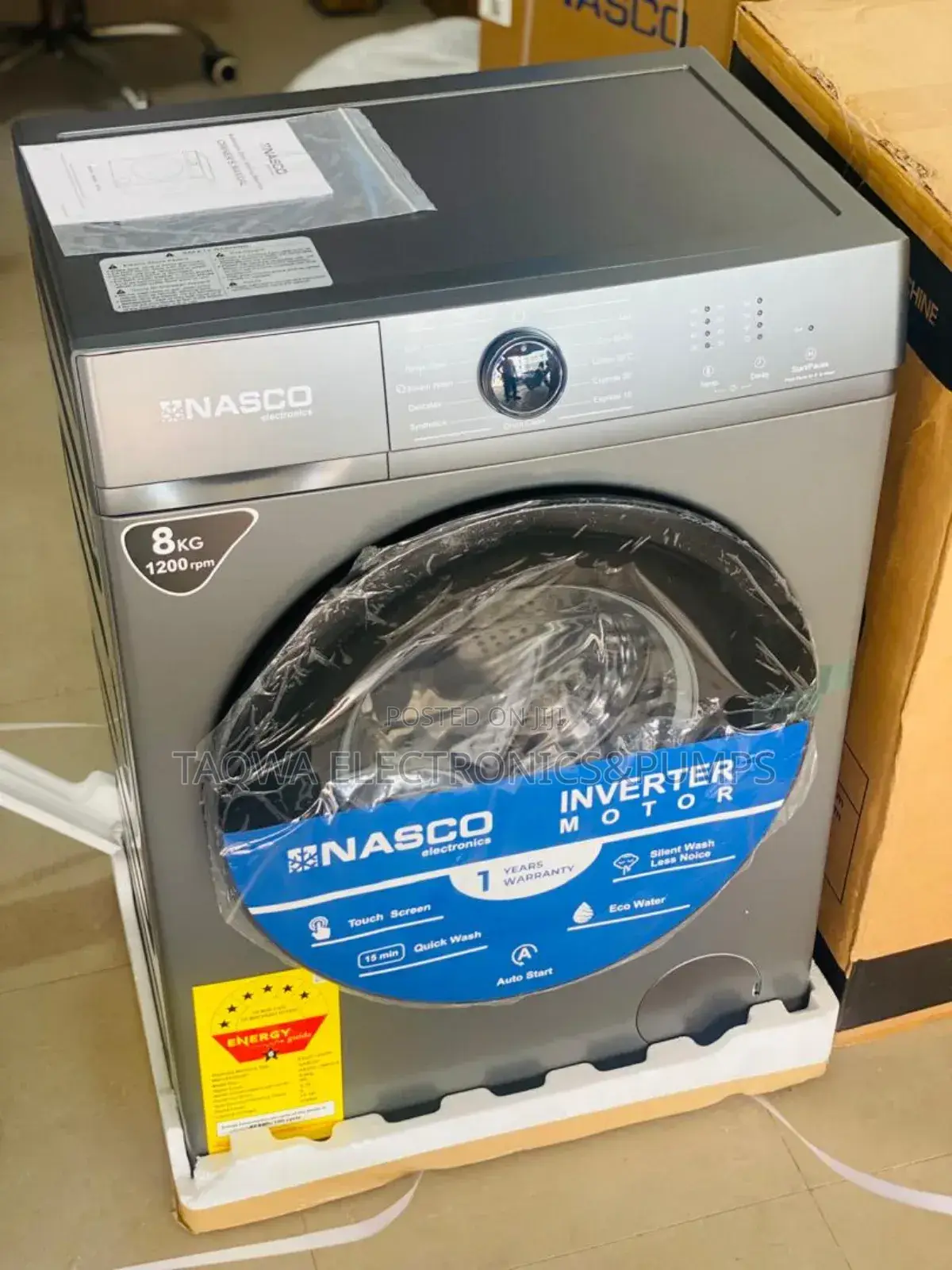 Order the Nasco 8kg Front Load Washing Machine