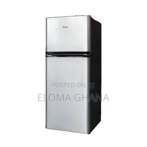 The STDF-220 a Silver 207-Liter Double-Door Top-Freezer Refrigerator