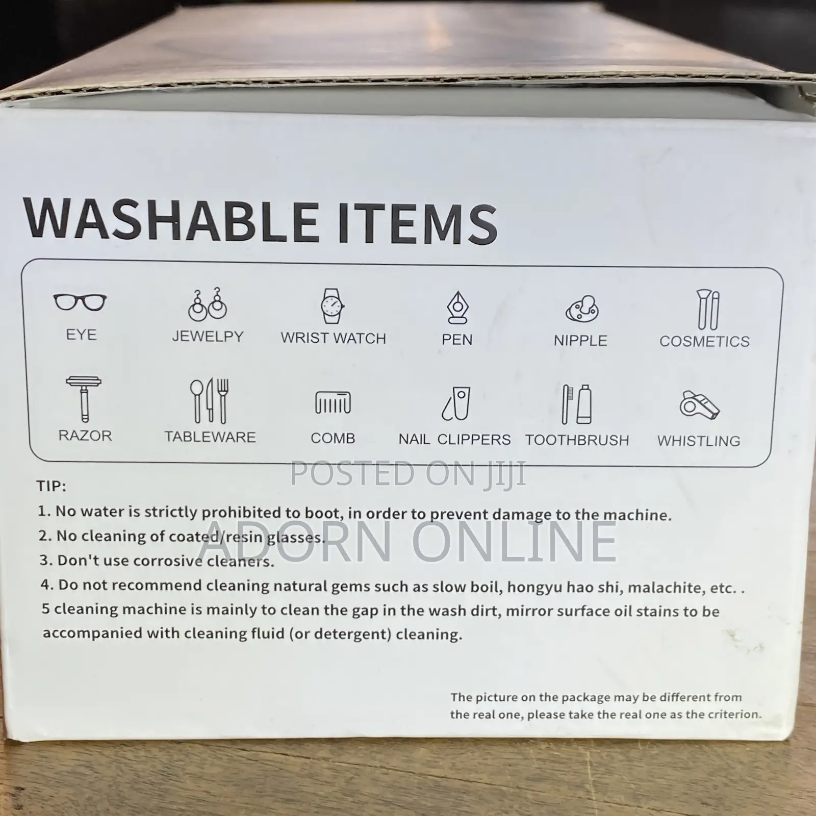 Ultrasonic Jewelry, Glasses Etc Cleaner