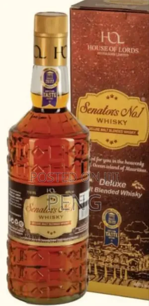 Senator's No 1. Premium Whiskey From Mauritius