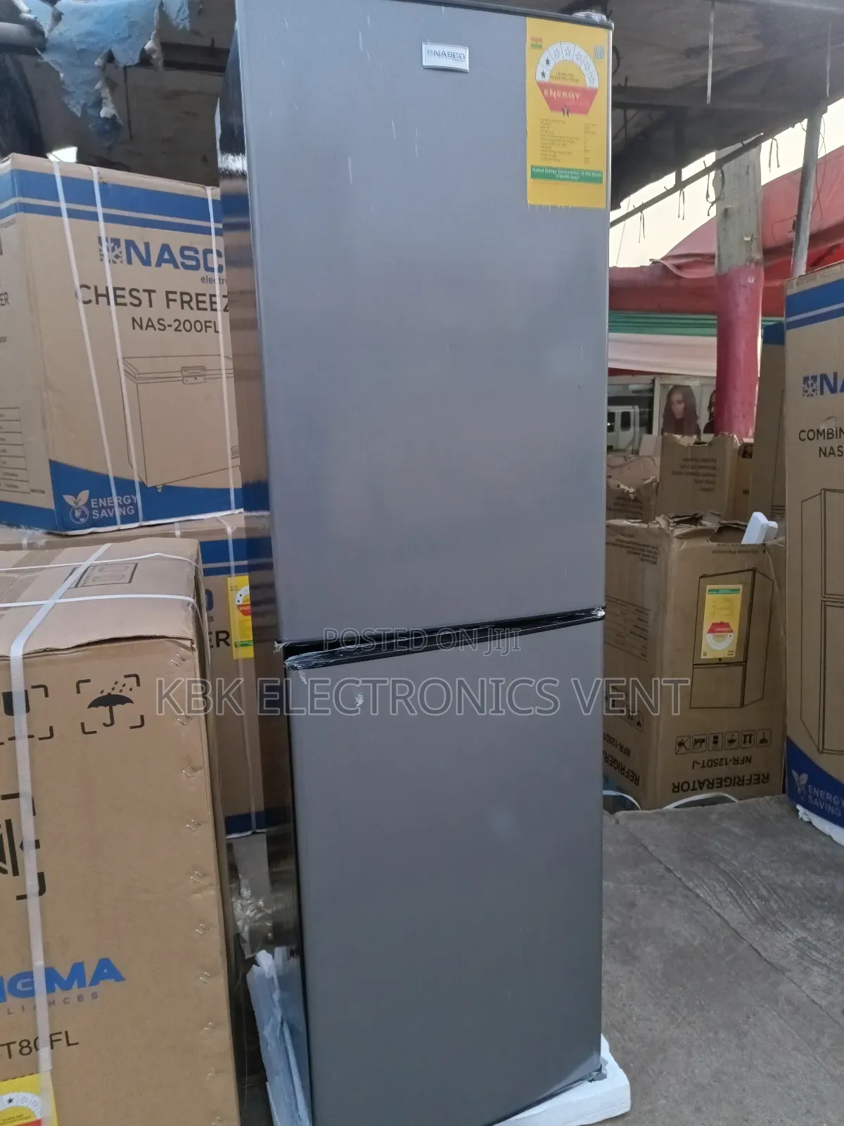 Nasco 195liter Nasd224fl Double Door Refrigerator