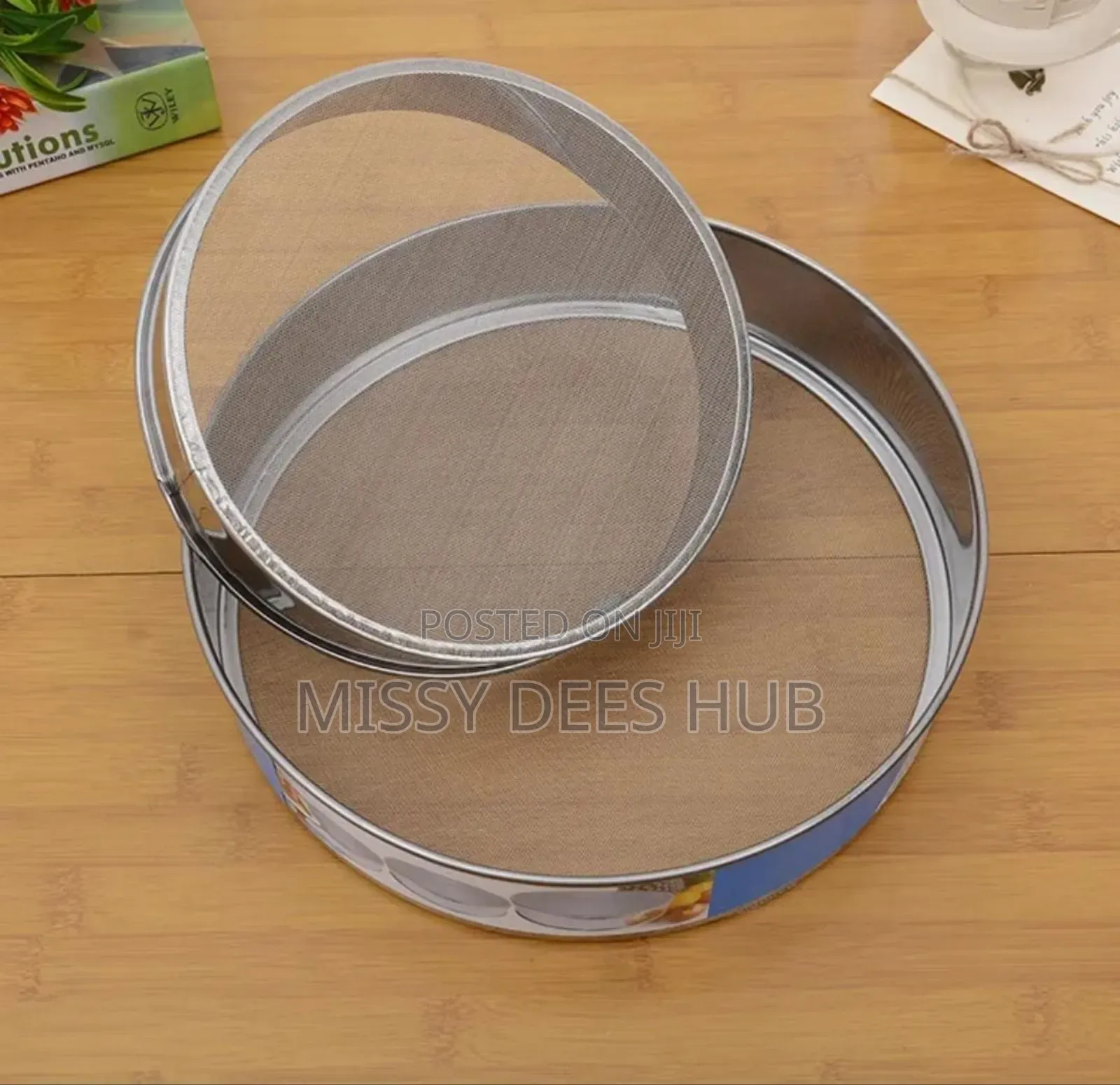 6pcs Stainless Steel Round Strainer