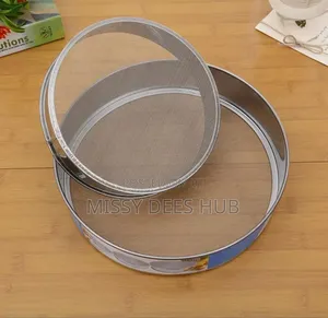 6pcs Stainless Steel Round Strainer