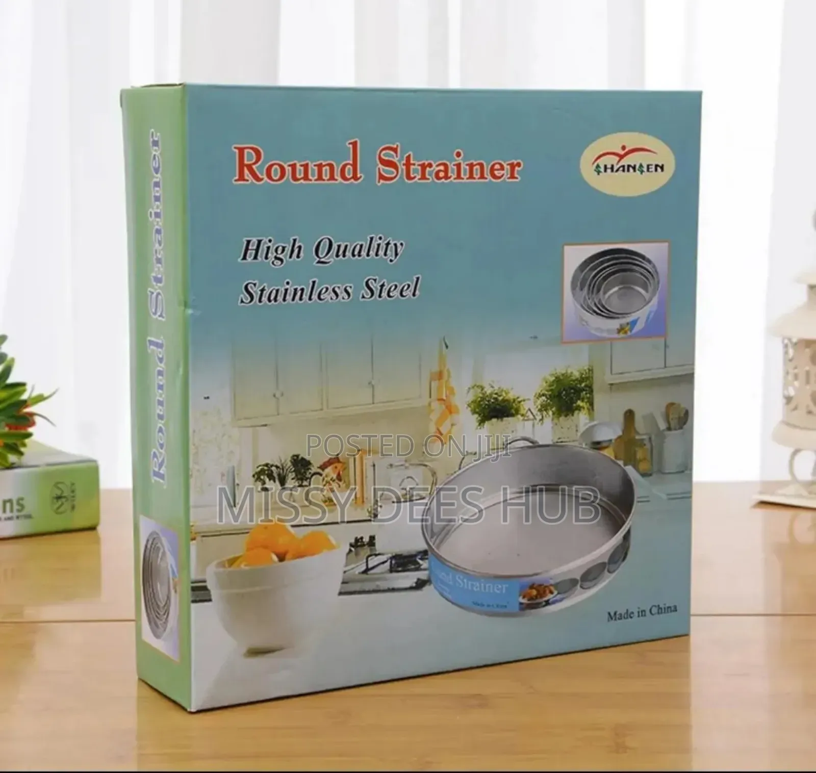 6pcs Stainless Steel Round Strainer