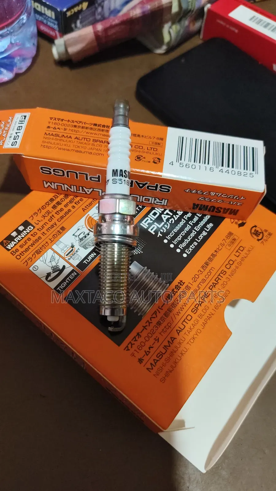 Masuma S518 ( Ilzkar8j8sy Iridium Spark Plugs Honda Cr-V