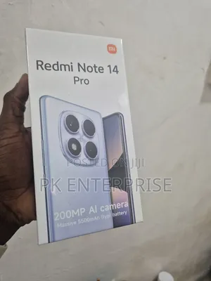 New Xiaomi Redmi Note 14 Pro 256 GB Black