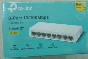 Tp-Link Ls1008 8-Port 10/100mbps Desktop Network Switch