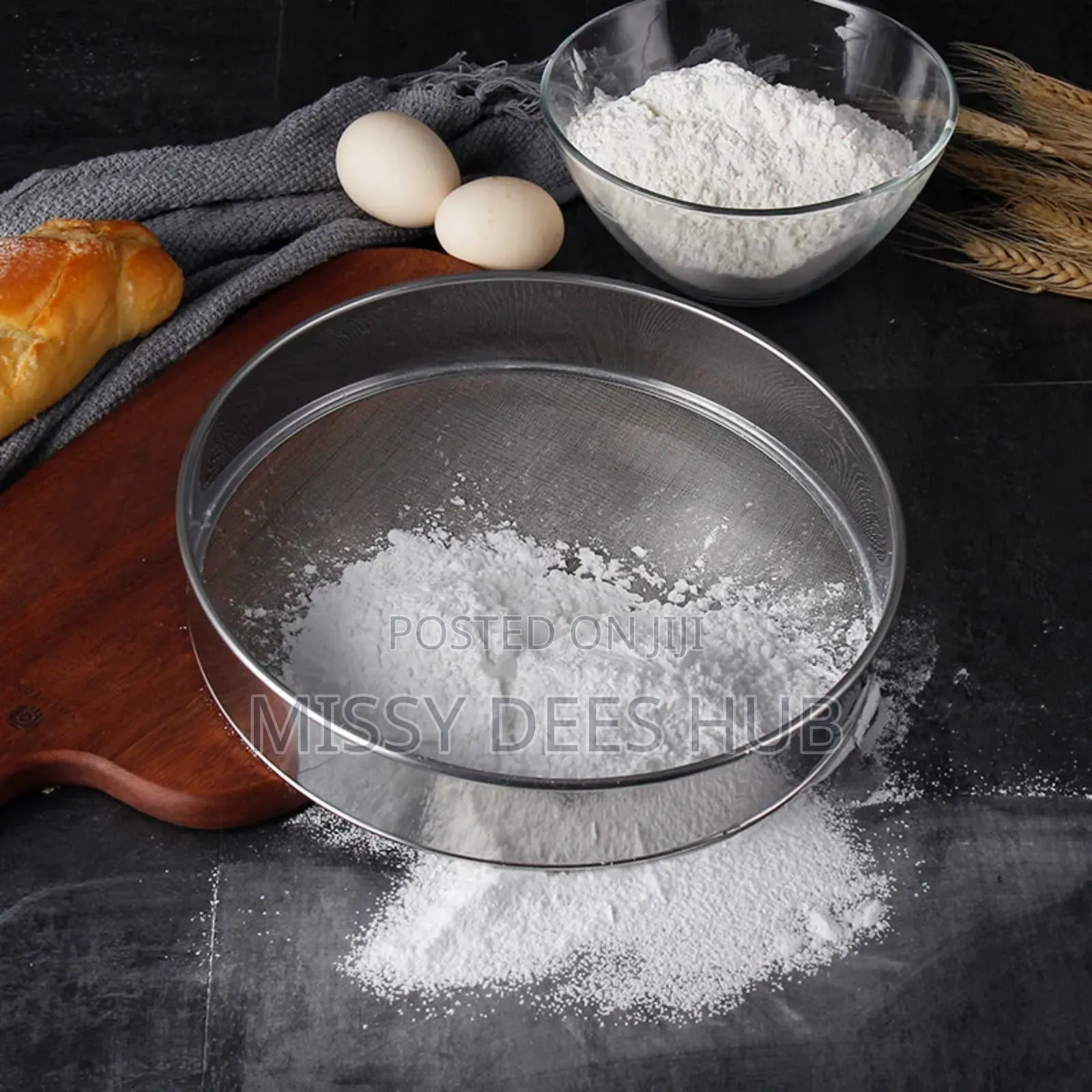 6pcs Stainless Steel Round Strainer
