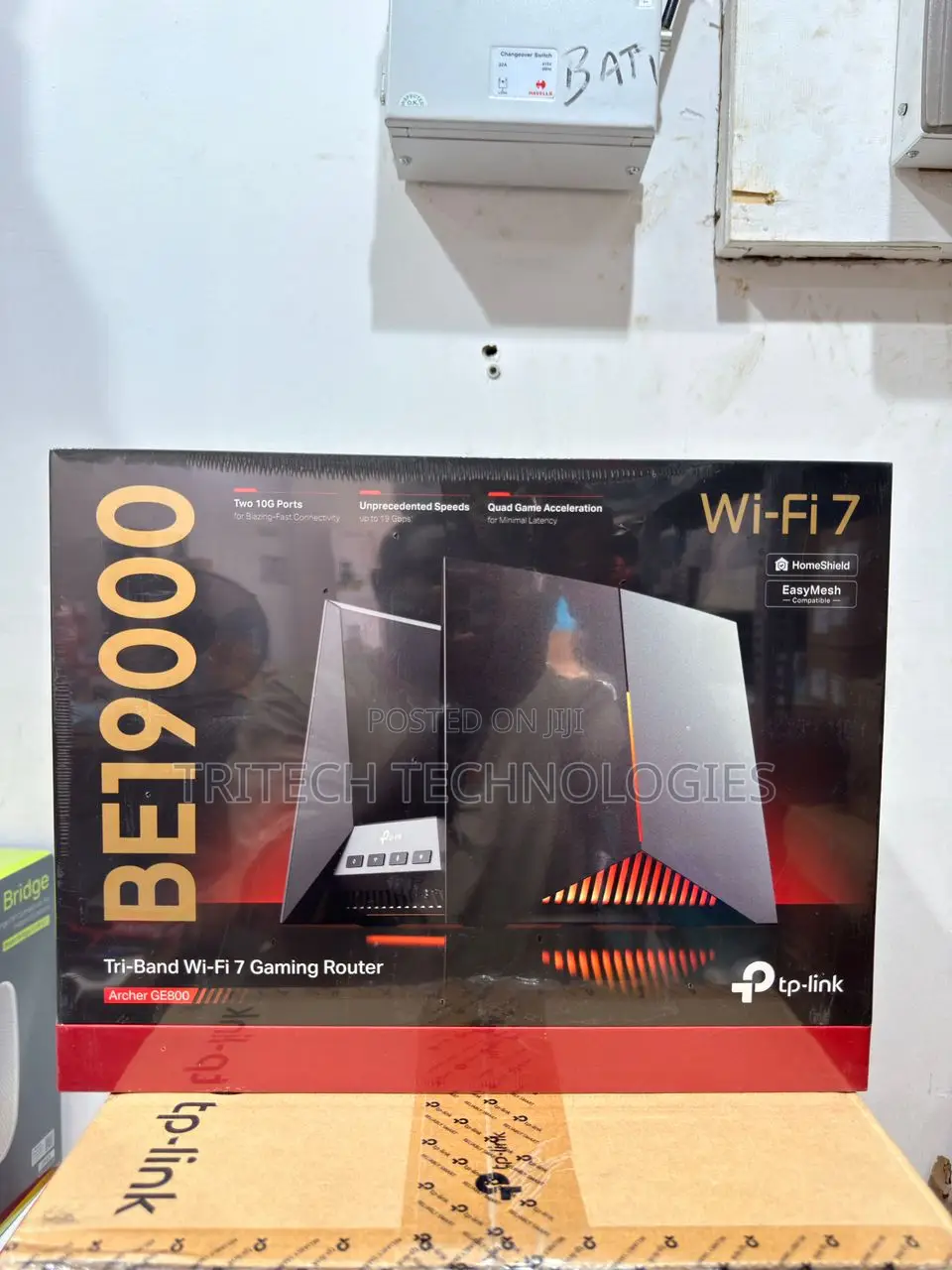 Tp-Link Archer Ge800 Be19000 Tri-Band Wi-Fi 7 Gaming Router