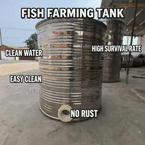 Stainless Steel Fish Farming Tank Clean Water High Survival Easy Clean