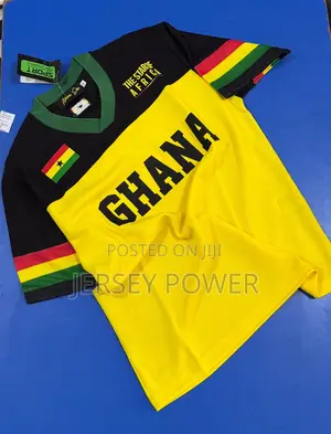 Ghana Black and Yellow Jersey