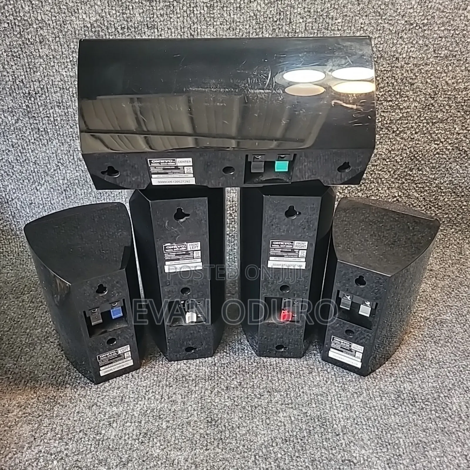 Onkyo Home Surround Sound Theater Speaker 5 Piece Complete